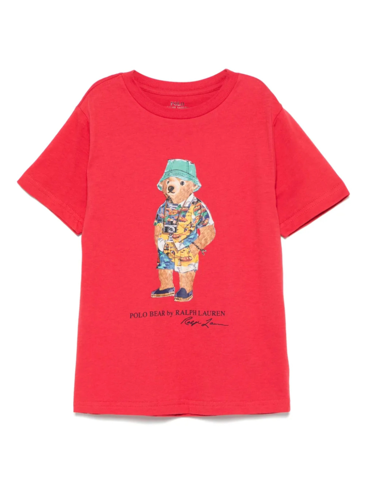 

POLO RALPH LAUREN KIDS футболка Polo Bear, красный