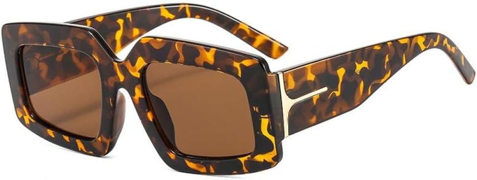 

Модные солнцезащитные очки для женщин и мужчин, леопардовый принт, поликарбонатные линзы, оправа, трендовые, роскошные, повседневные, защита от ультрафиолета UV400, SUN68 Generic, C2