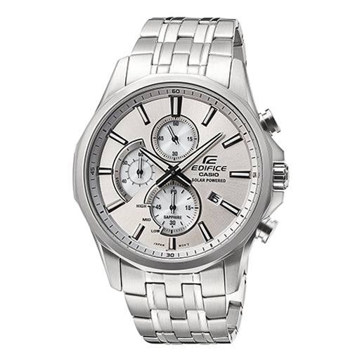 

Часы CASIO EDIFICE Series Vintage Classic Sports Stainless Steel Men's Quartz Waterproof Mens White Analog, белый