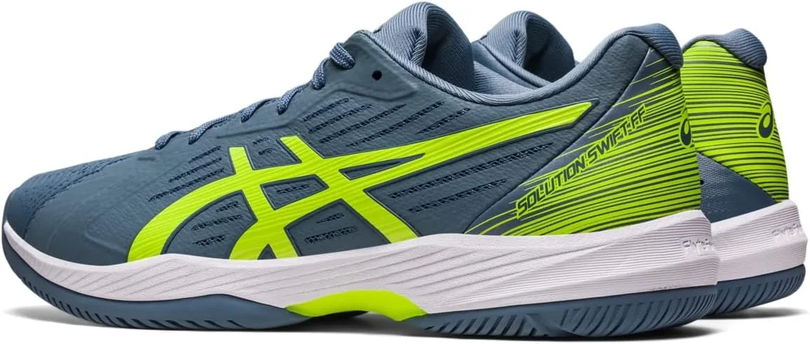 Мужские кроссовки ASICS Solution Swift FF, синий/зеленый/стальной — фото 3