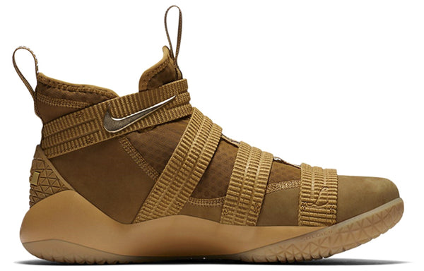 Кроссовки lebron soldier 11 ep 'wheat metallic gold' Nike, мультиколор — фото 2
