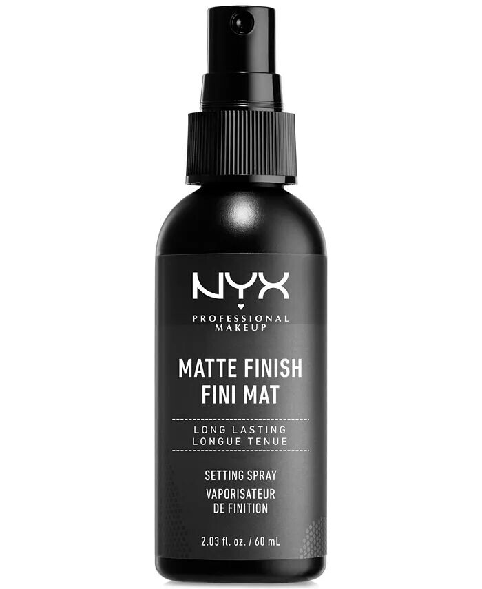 

Стойкий спрей для фиксации макияжа Matte Finish, 2,03 унции Nyx Professional Makeup, цвет MATTE FINISH/LONG LASTING