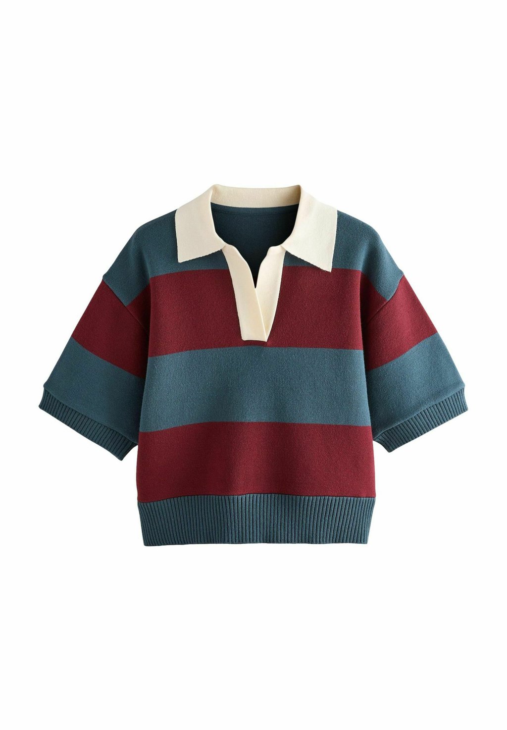 

Футболка с принтом SOFT TOUCH HEAVYWEIGHT COSY STRIPED Next, красный