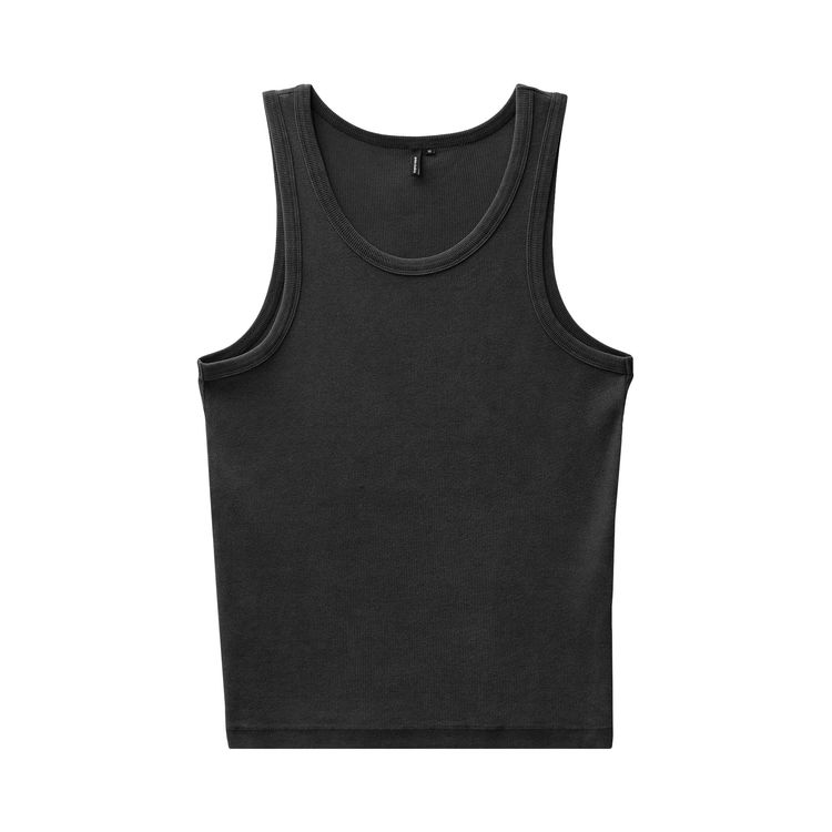 

Топ Entire Studios Cropped Tank Top 'Black', черный