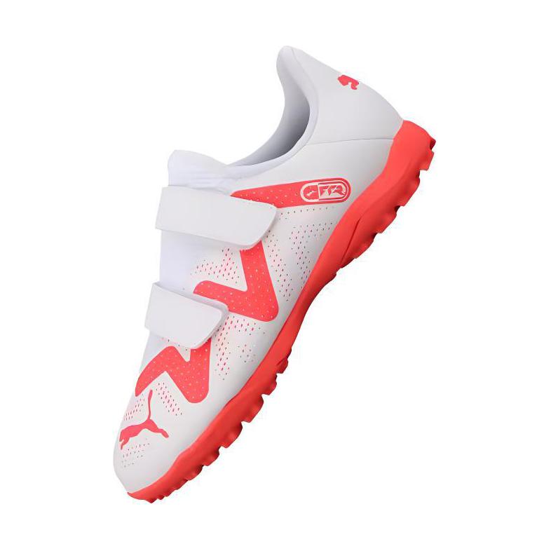 

Низкие детские футбольные бутсы бело-красные Kids' PUMA