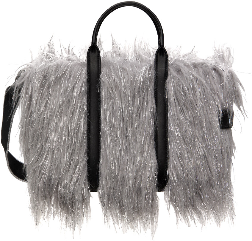 

Серебряная маленькая сумка-тоут The Creature Marc Jacobs