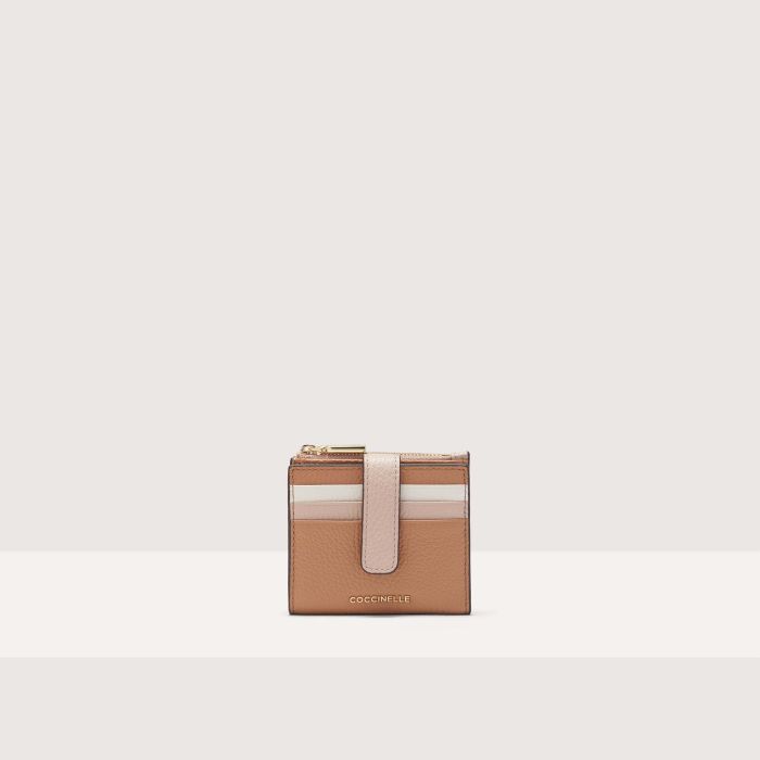 

Кошелек Coccinelle Metallic Tricolor, цвет Skin/Rosette/Blanco