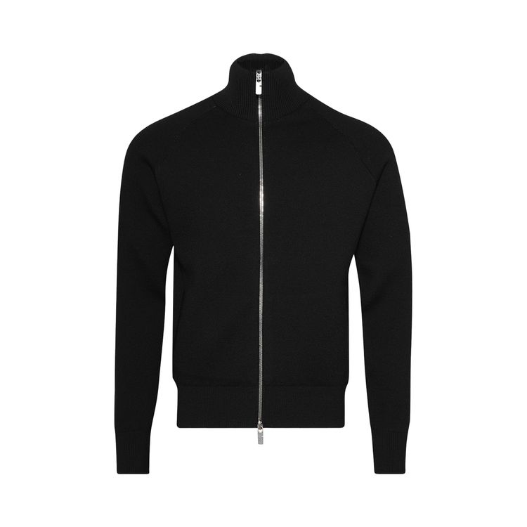 

Куртка Burberry Mirrored Horse Wool Blend Track Jacket Black, черный