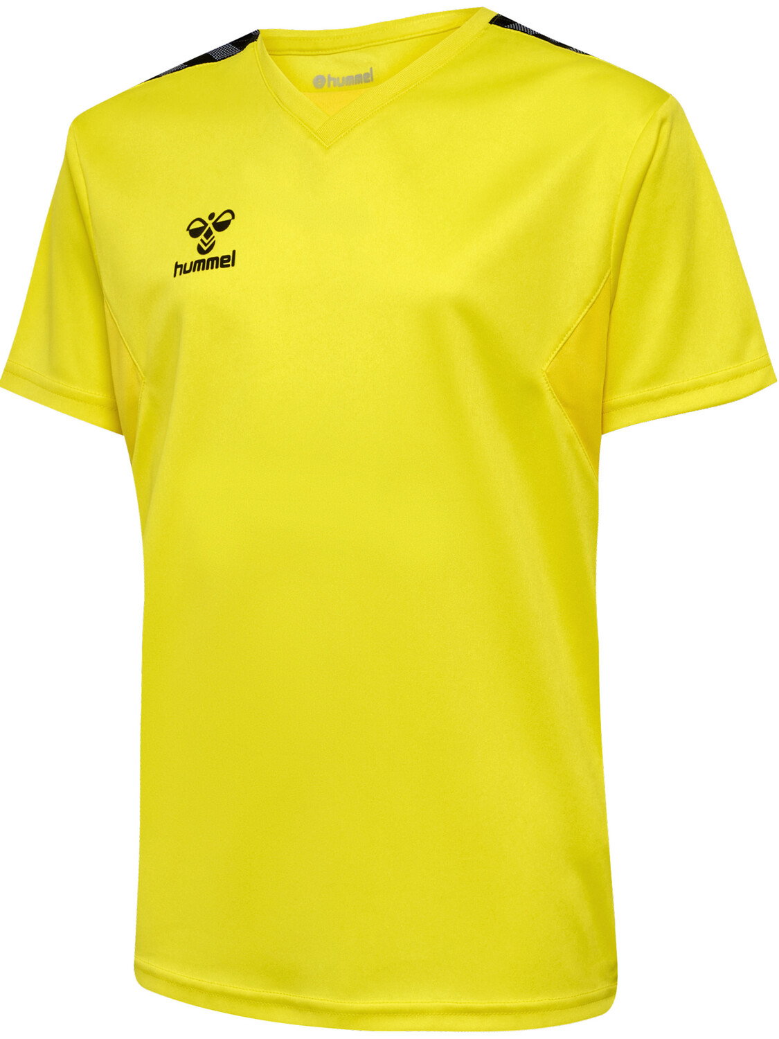 Футболка Hummel S/S Hmlauthentic Pl Jersey S/S Kids, цвет BLAZING YELLOW — фото 4