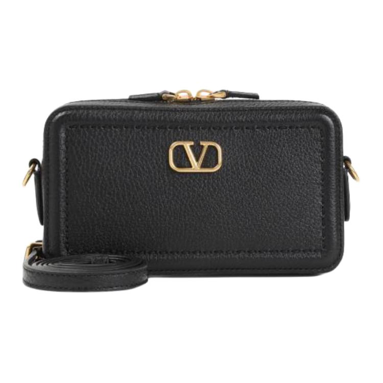 Valentino ALLTIME Calfskin Shoulder Bag Mini Women's Black — фото 2