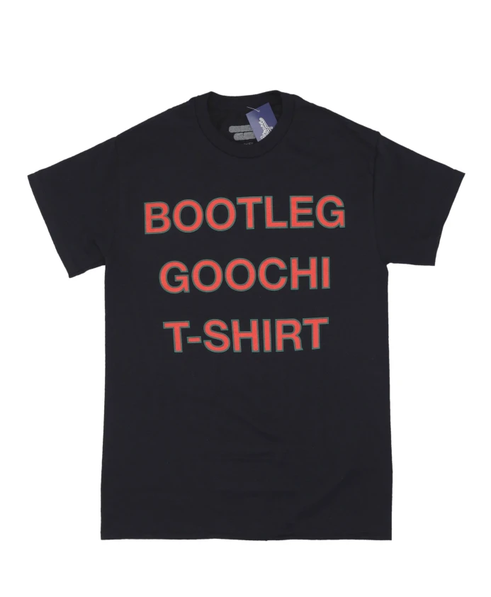 

Черная футболка-бутлег с трафаретной печатью. Market, черный