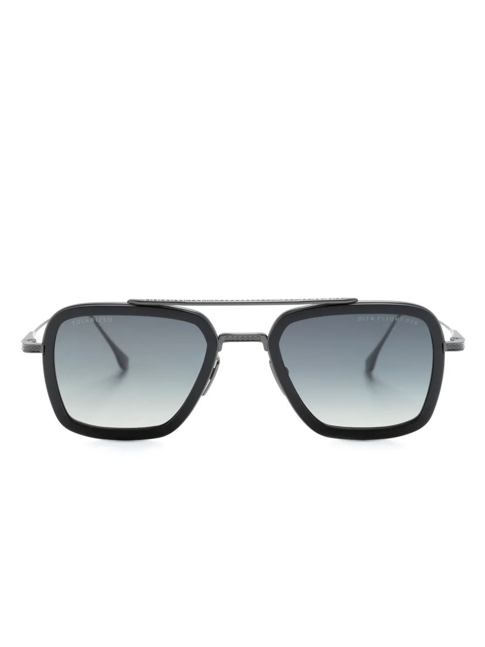 

Солнцезащитные очки в квадратной оправе Dita Eyewear, черный