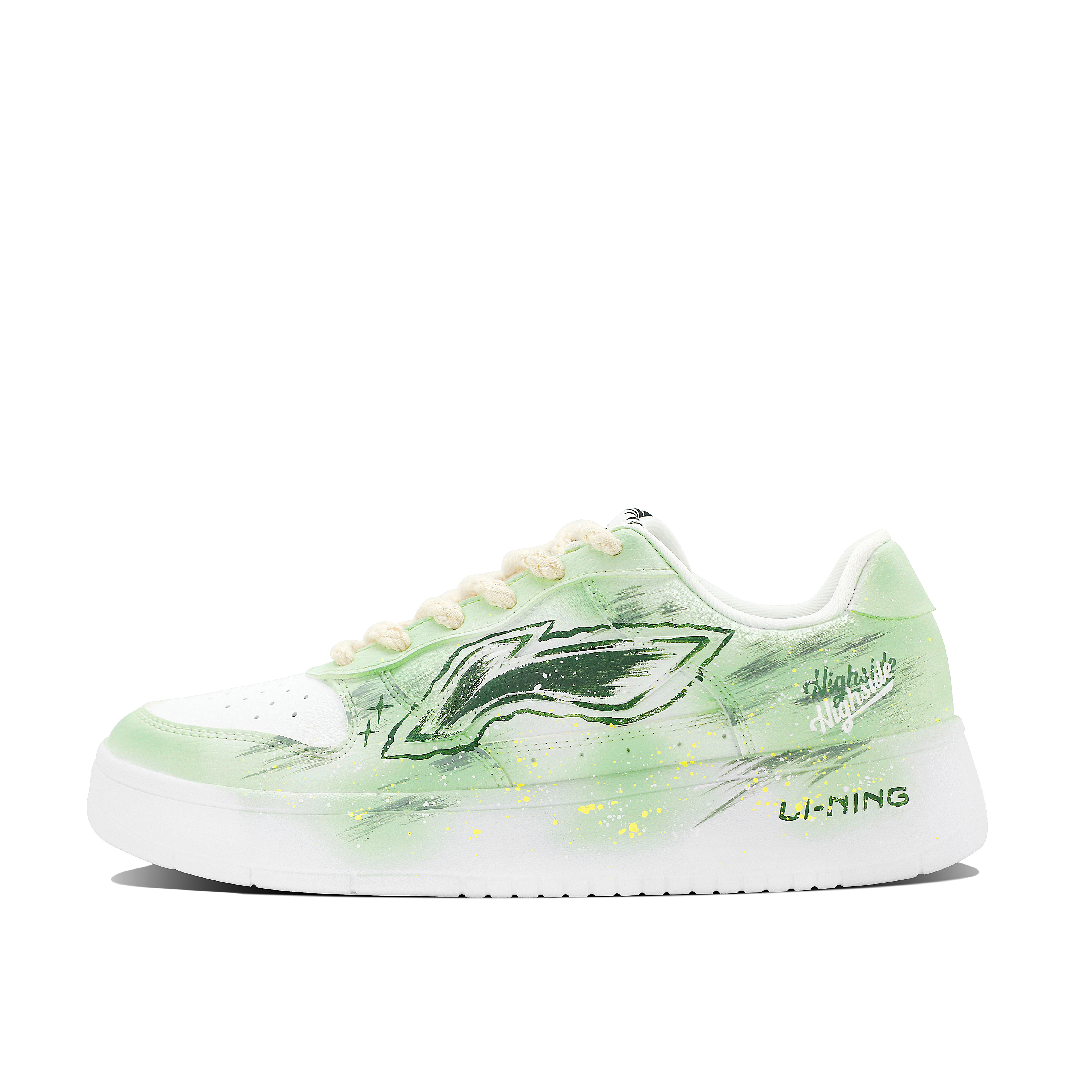 

LINING Кроссовки для скейтбординга Pontoon Boats с низким верхом, устойчивые к истиранию и балансирующие, мужские, зеленые