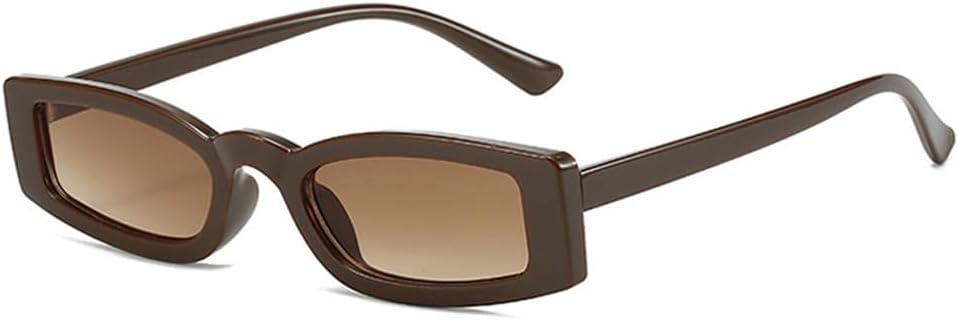 

Женские солнцезащитные очки в маленькой оправе, леопардовый синий цвет, защита от ультрафиолета UV400, для занятий спортом на открытом воздухе, бега и езды на велосипеде generic, Coffee-brown