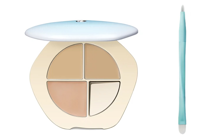 

Пластина для маскировки набор для макияжа кисть-консилер с двойным наконечником естественное покрытие без эффекта маски 5g+кисть для макияжа TIMAGE