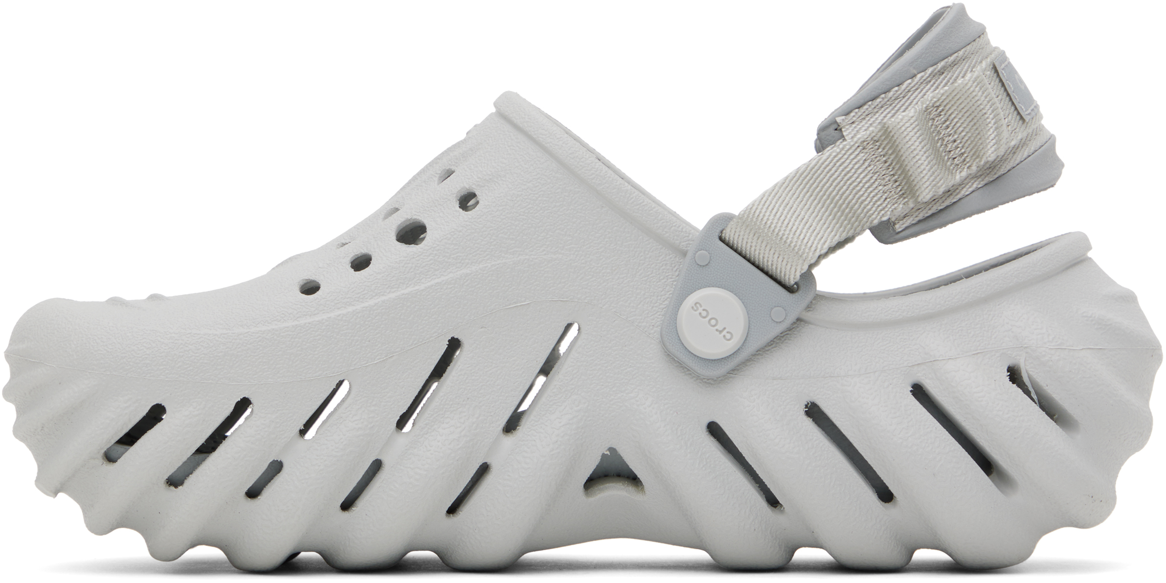 Серые Echo-сабо Crocs — фото 3