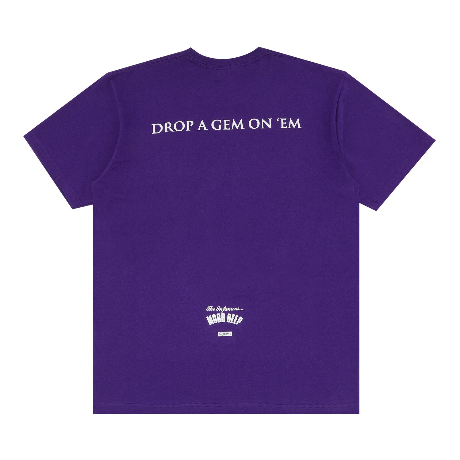 Футболка Supreme Mobb Deep Dragon, фиолетовая — фото 2