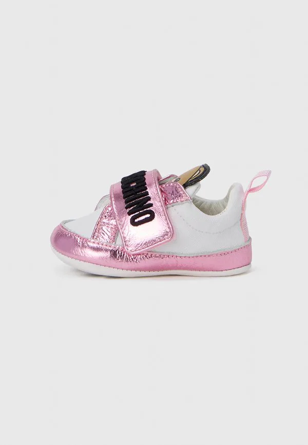 Кроссовки унисекс Moschino, White/Pink/Black