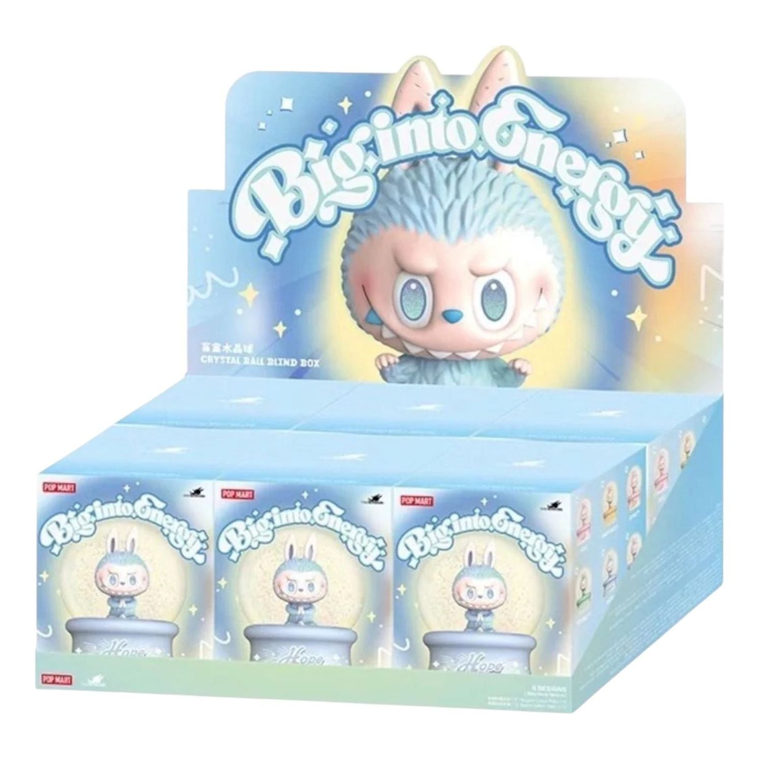 

Лабубу Pop Mart The Monsters Labubu Big into Energy Crystal Ball Sealed Case (6 Blind Boxes)
