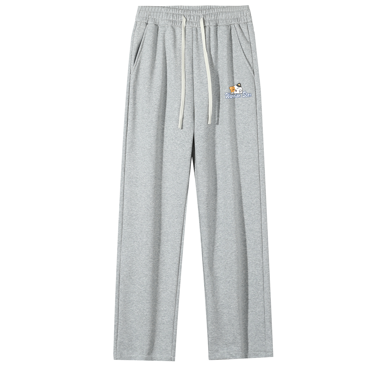 

Вязаные спортивные штаны унисекс WARRIOR, светло-серый