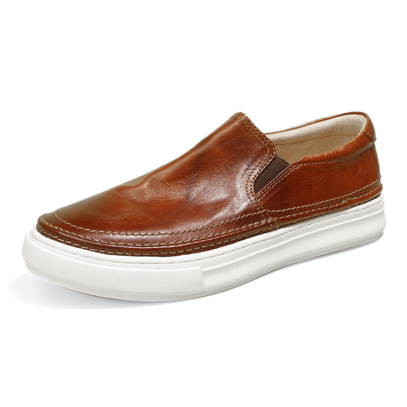 Туфли мужские Men"s Casual Men Low-Top Diengrley, цвет Red Brown — фото 2
