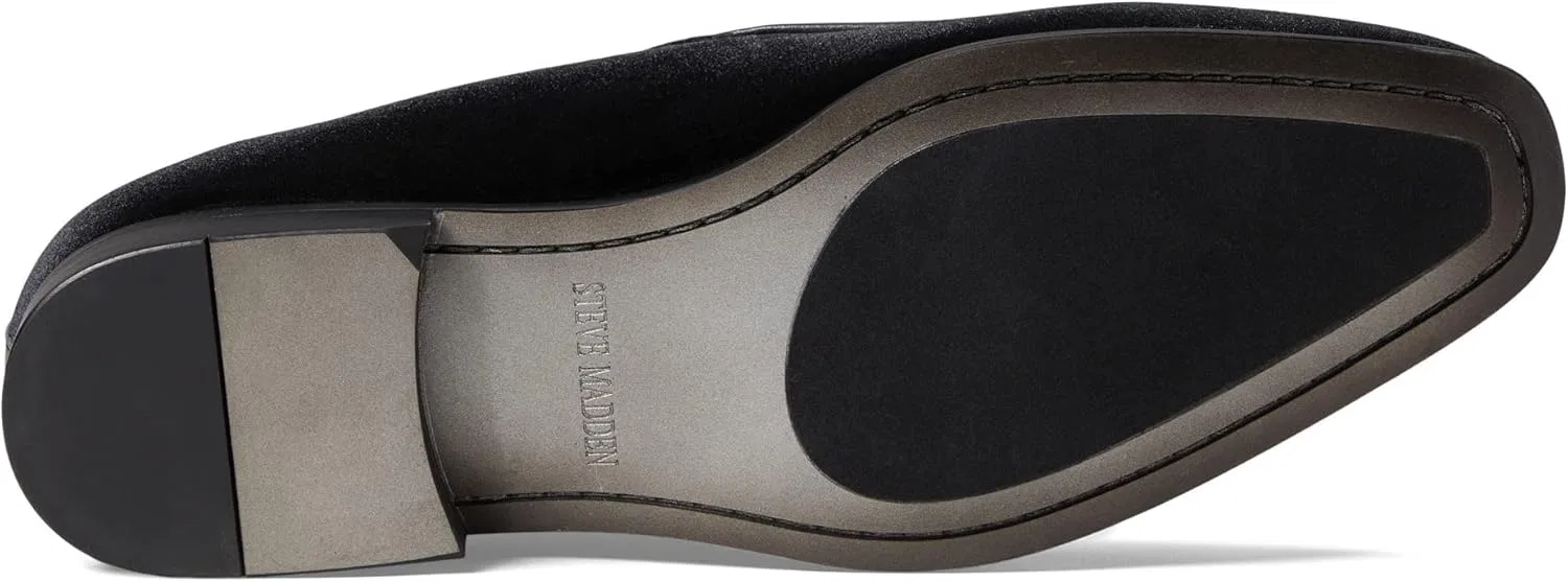 Лоферы с бархатом Steve Madden, Black Velvet — фото 4