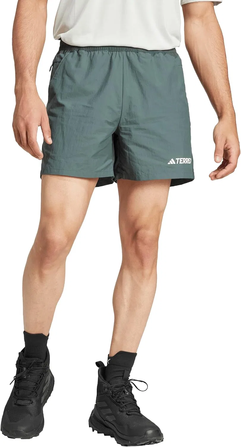 Шорты для активного отдыха adidas Terrex Multi Athletic, зеленый — фото 2