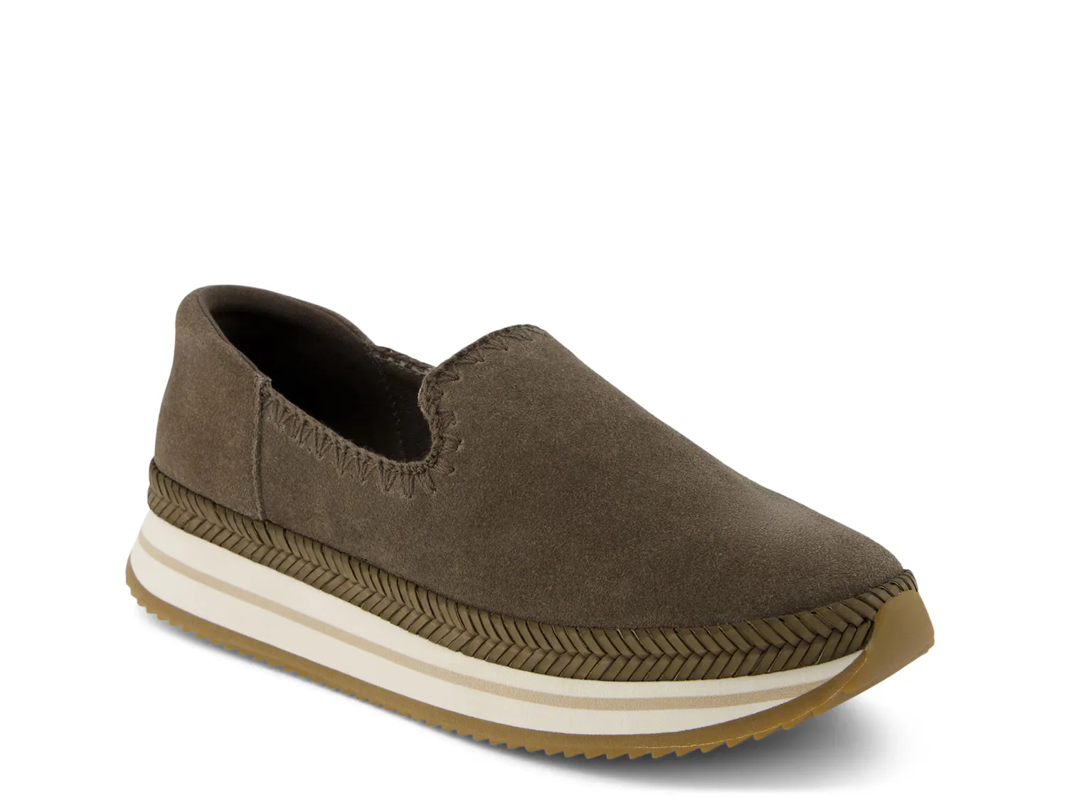 

Кроссовки Jocelyn Platform Slip-On Sneaker Toms, темно-зеленый
