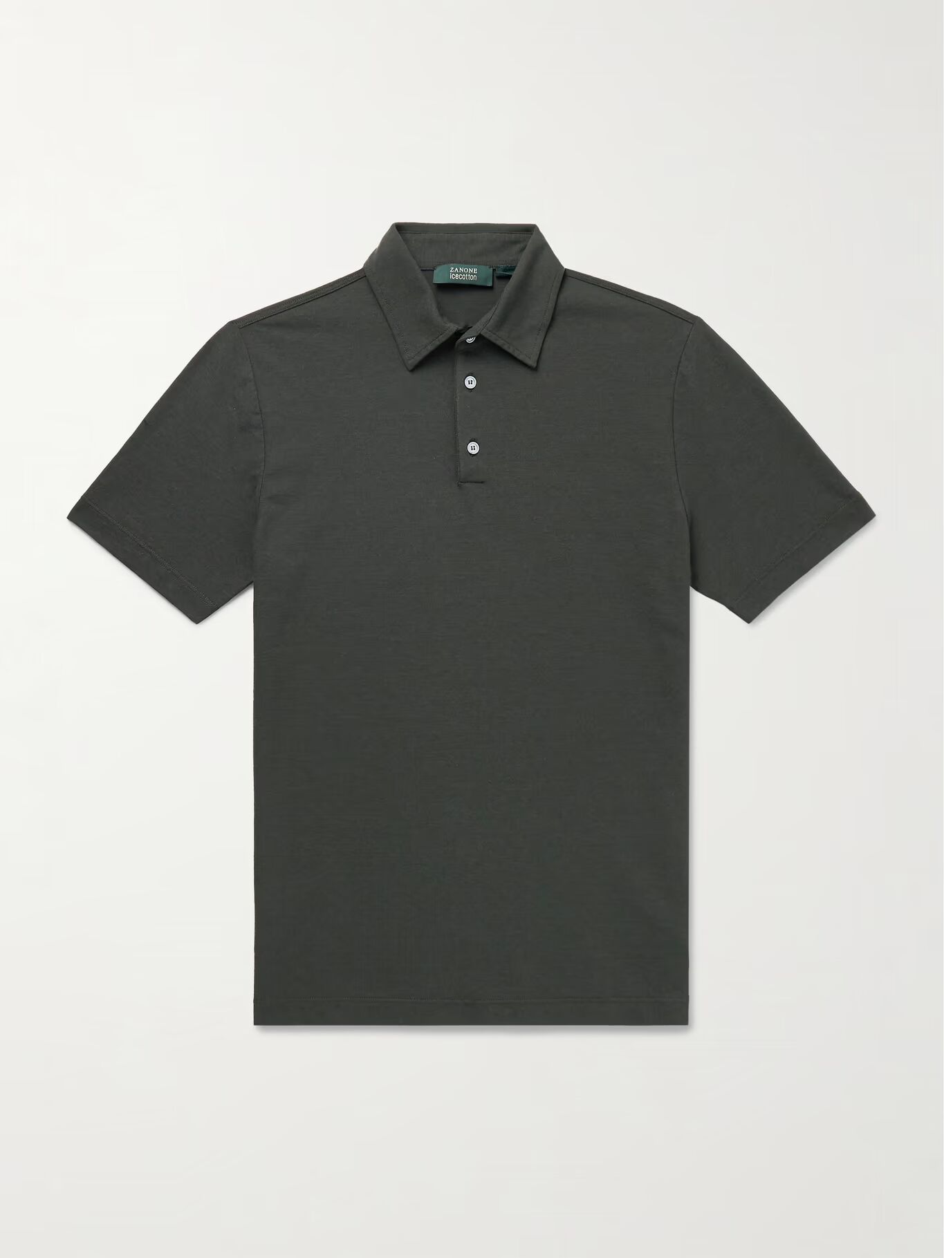 

Рубашка-поло Slim-Fit Ice Cotton INCOTEX, цвет Charcoal