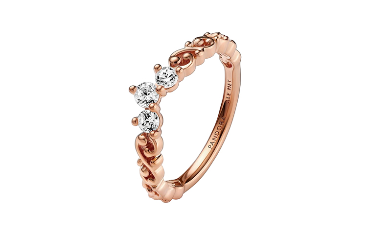 

Кольцо женское розовое золото Rose Gold Pandora, розовое золото