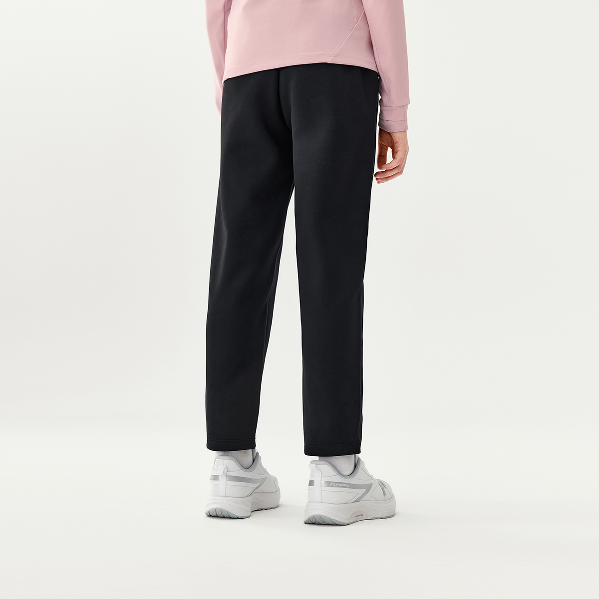 Детские вязаные спортивные штаны FILA KIDS, черный — фото 4