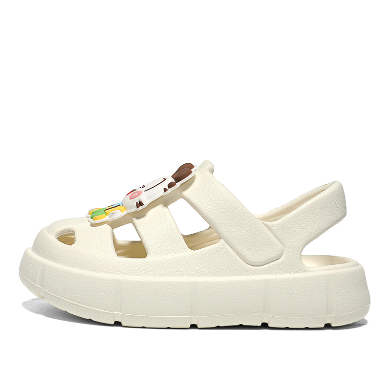 

Детские сандалии с противоскользящей подошвой и защитой от ударов BOBDOG, бежевый