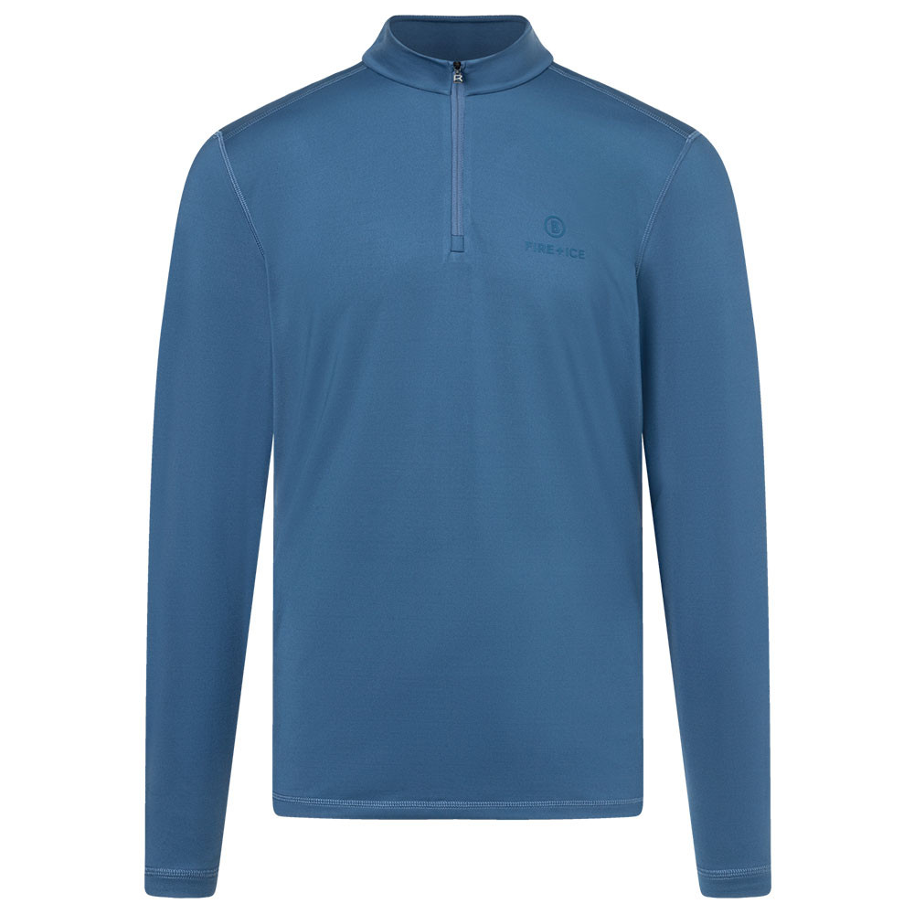 

Куртка-поло Fire + Ice Pascal с молнией на четверть длины (мужская) - Зима 2025 года, Blue Grey
