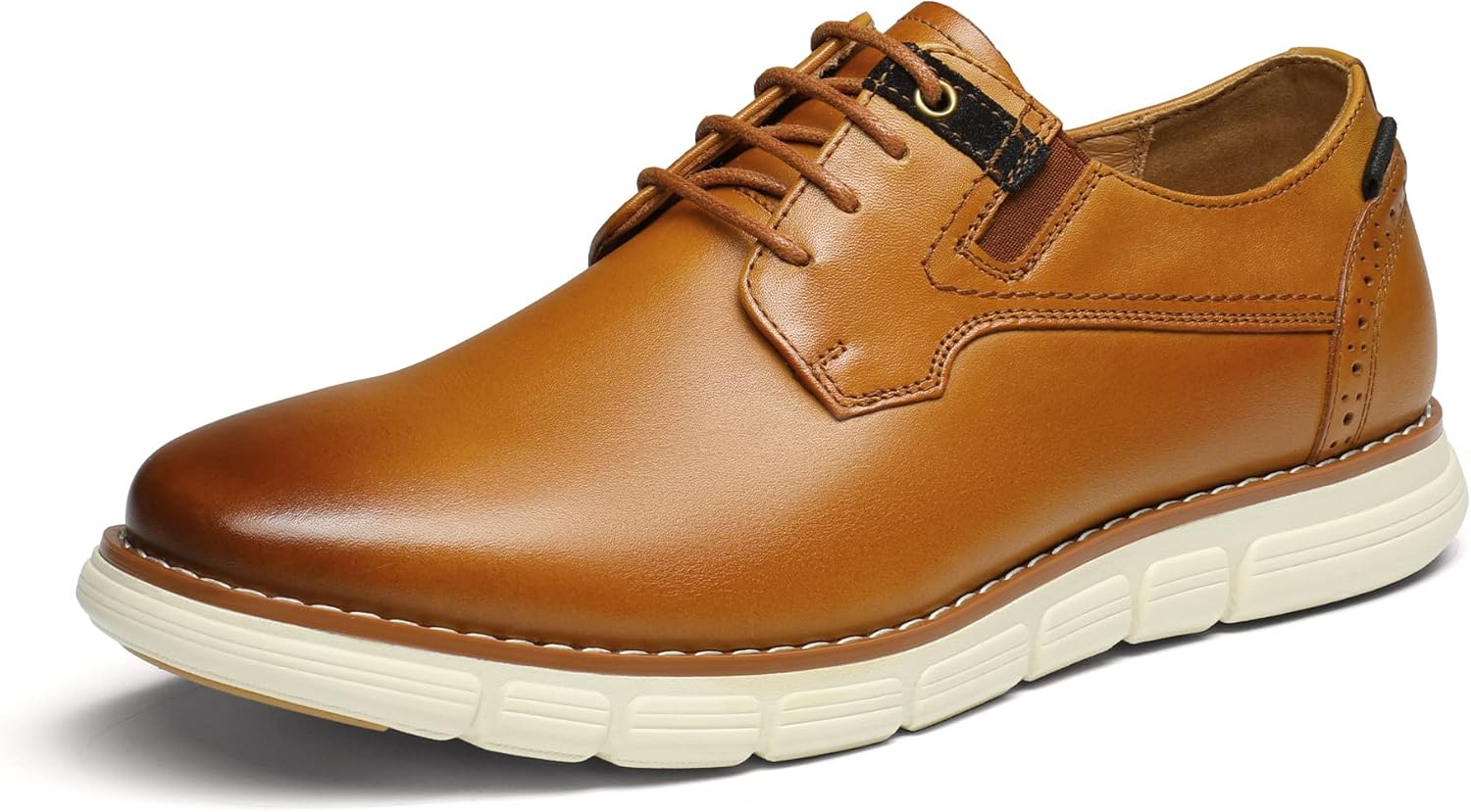 

Мужские кроссовки Bruno Marc Crossflex Oxford, повседневные кожаные туфли, коричневый