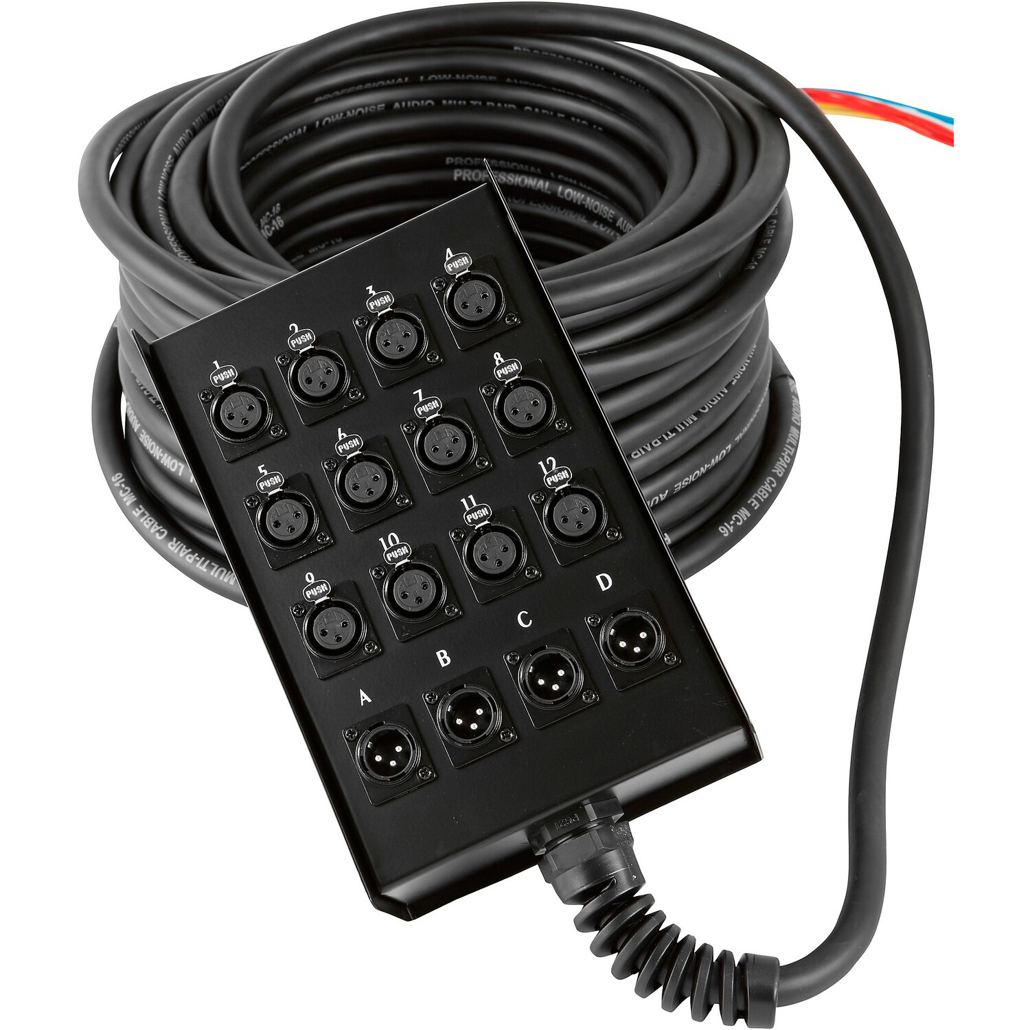 

Музыкальное снаряжение Stage Snake 12 x 4 100 футов. Musician's Gear