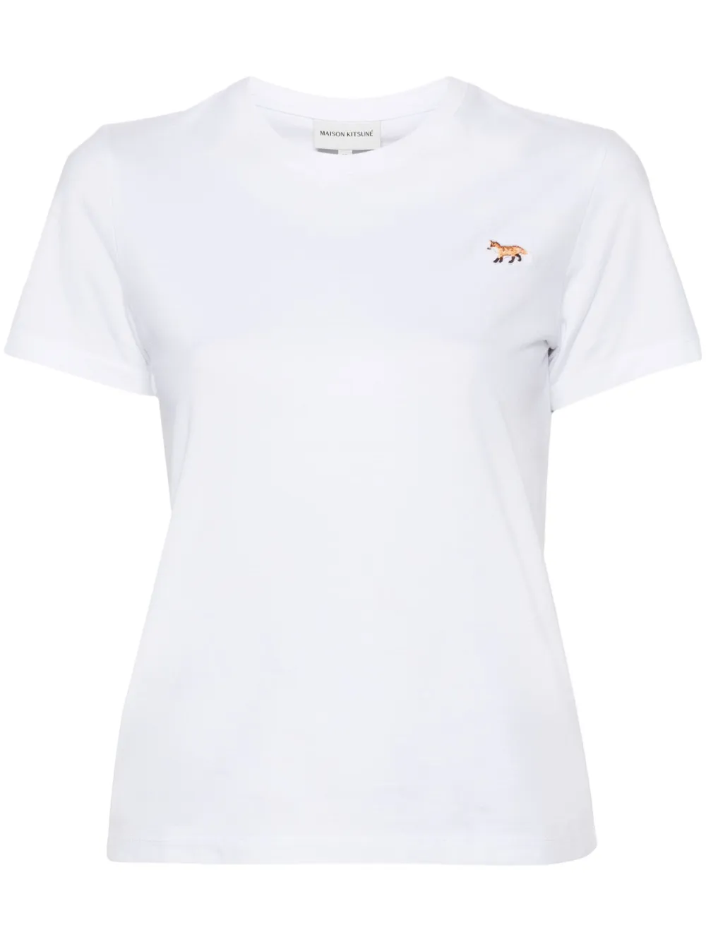 

Футболка с нашивкой Fox Maison Kitsuné, белый
