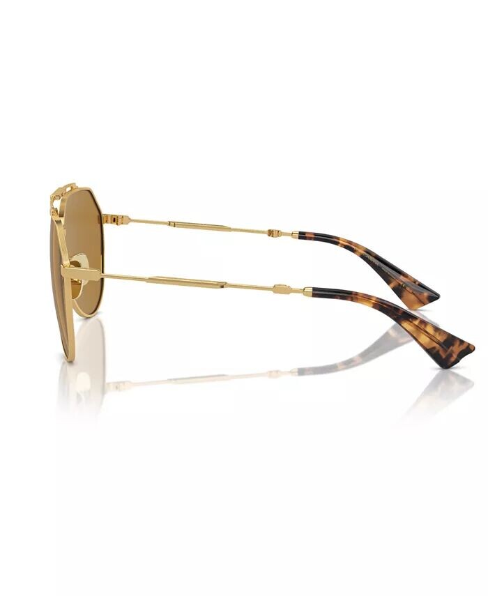Мужские солнцезащитные очки, Dg2302 Dolce&Gabbana, золото — фото 3