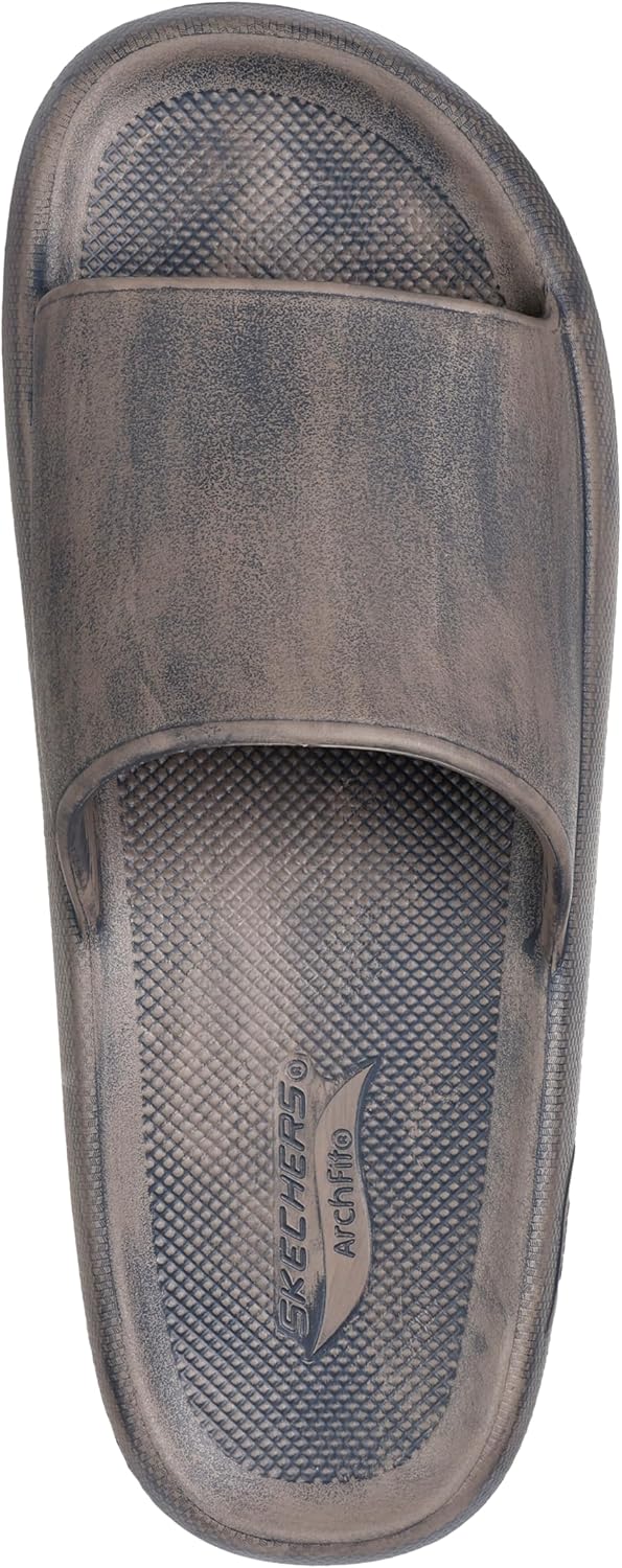 Мужские кроссовки Skechers Foamies Arch Fit Horizon - пользуются спросом, хаки — фото 3