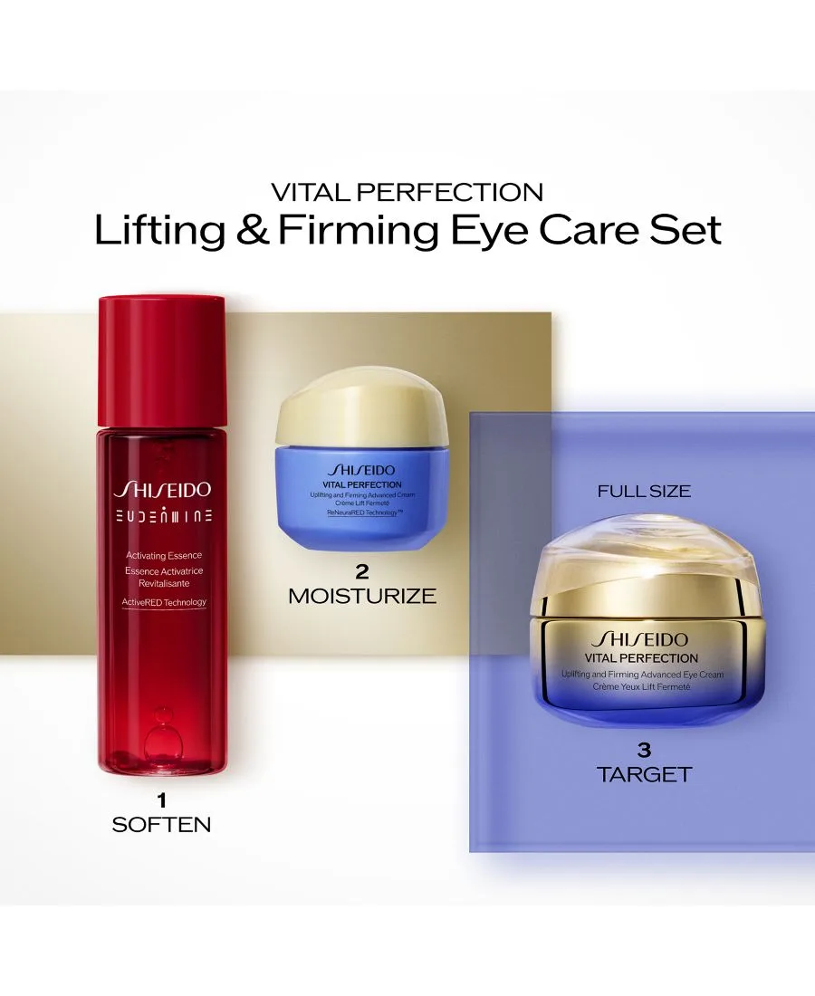 Shiseido Подарочный набор из 3 предметов для лифтинга и укрепления кожи вокруг глаз — фото 3