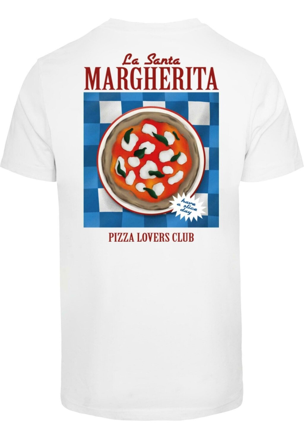 

Футболка с принтом PIZZA LOVERS CLUB TEE Mister Tee, белый