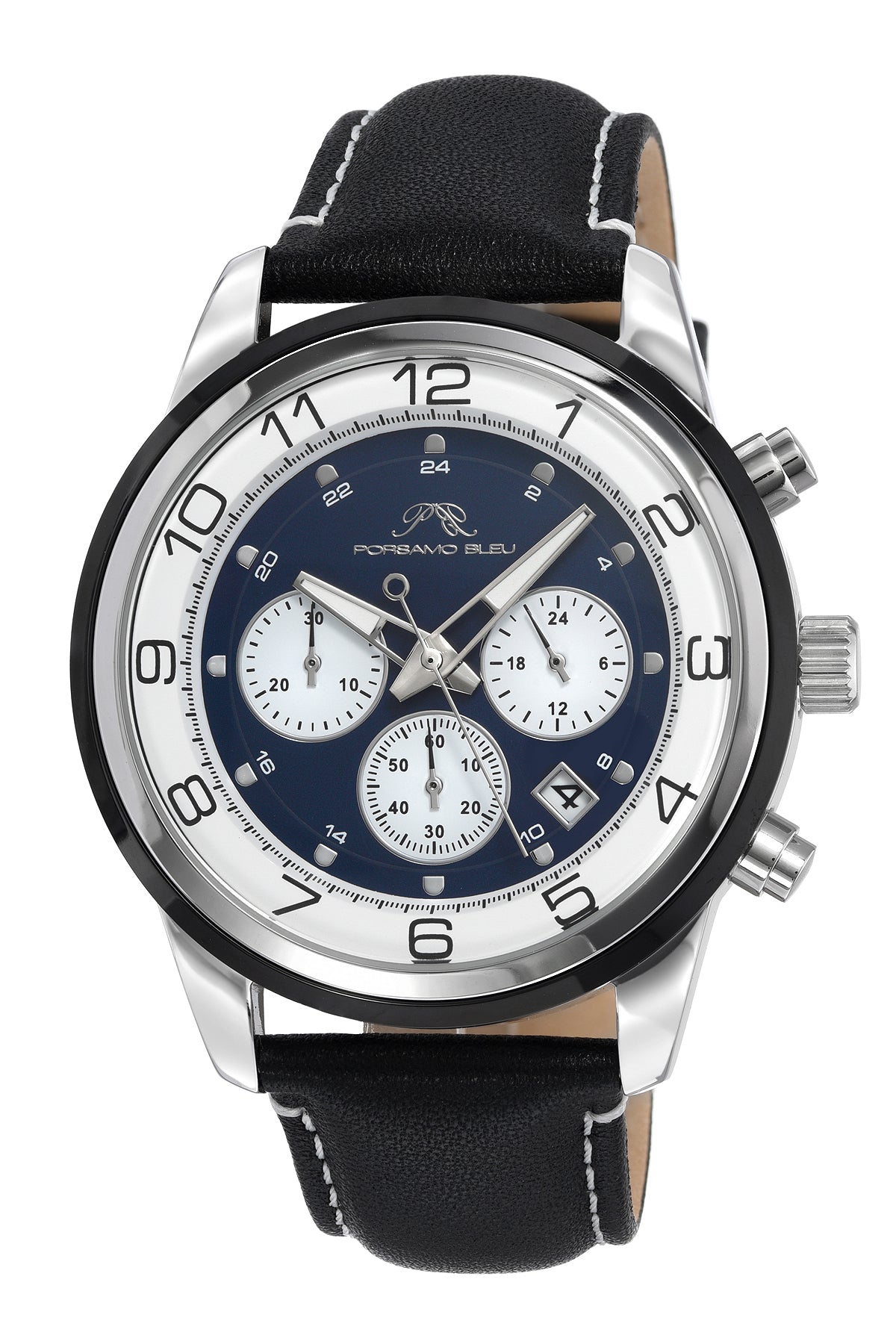 

Мужские часы Arthur Chronograph Black, 1091CARL Porsamo Bleu