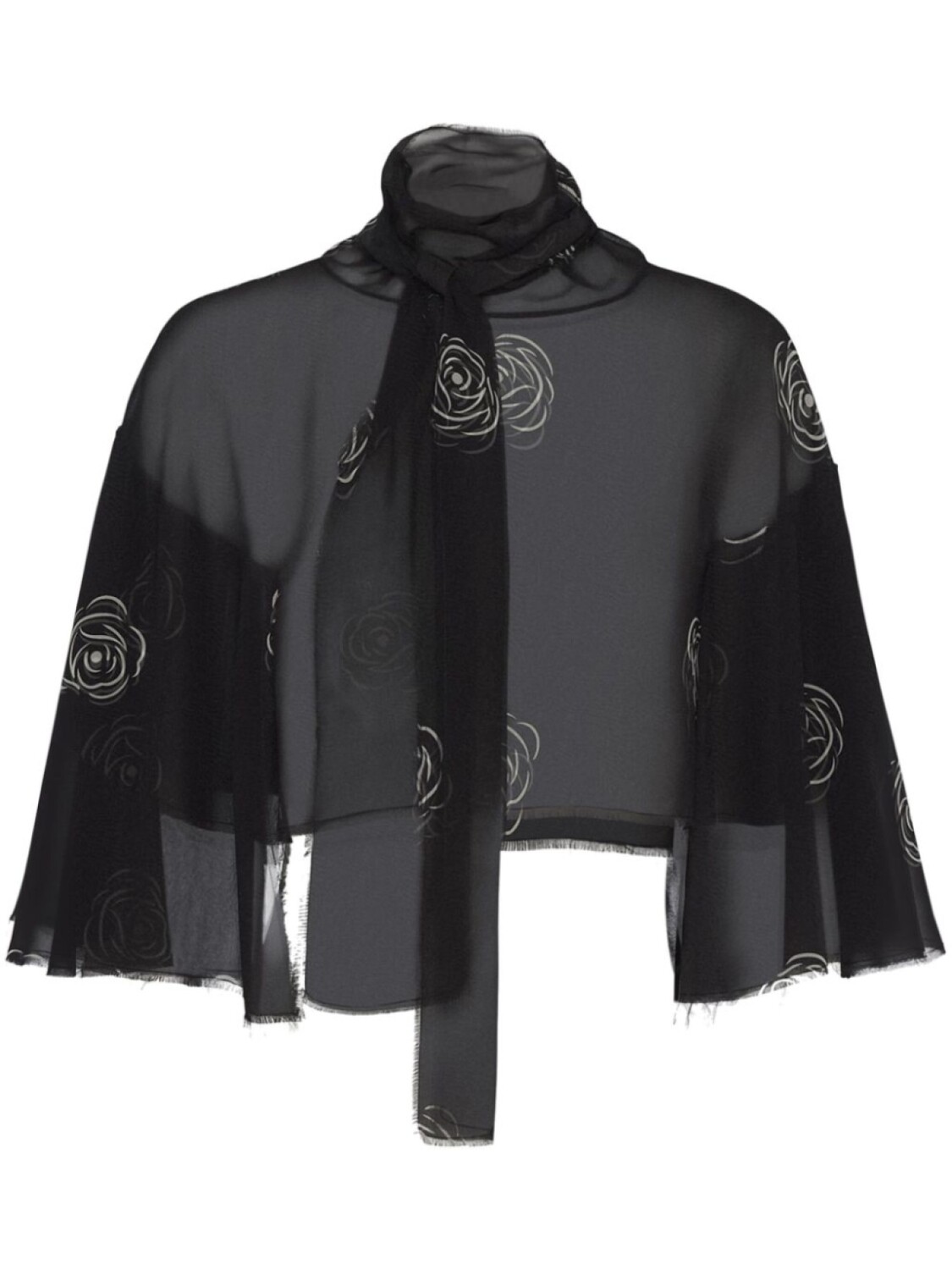 

Prada топ в мелкую точку, черный