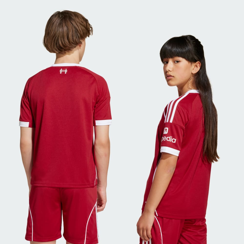 Джерси Adidas Liverpool FC 25/26 Home Jersey Kids, цвет Strawberry Red — фото 2