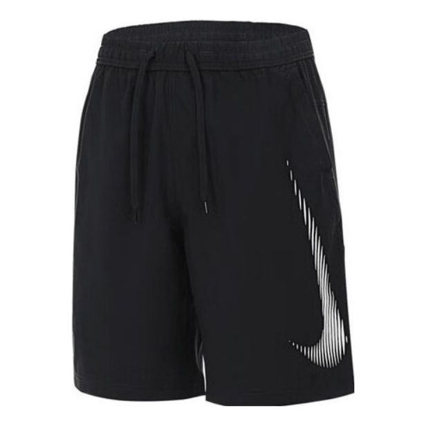 

Спортивные шорты Nike Form Dri-FIT 9 Inch Unlined Versatile Shorts Asia Sizing 'Black White', черный