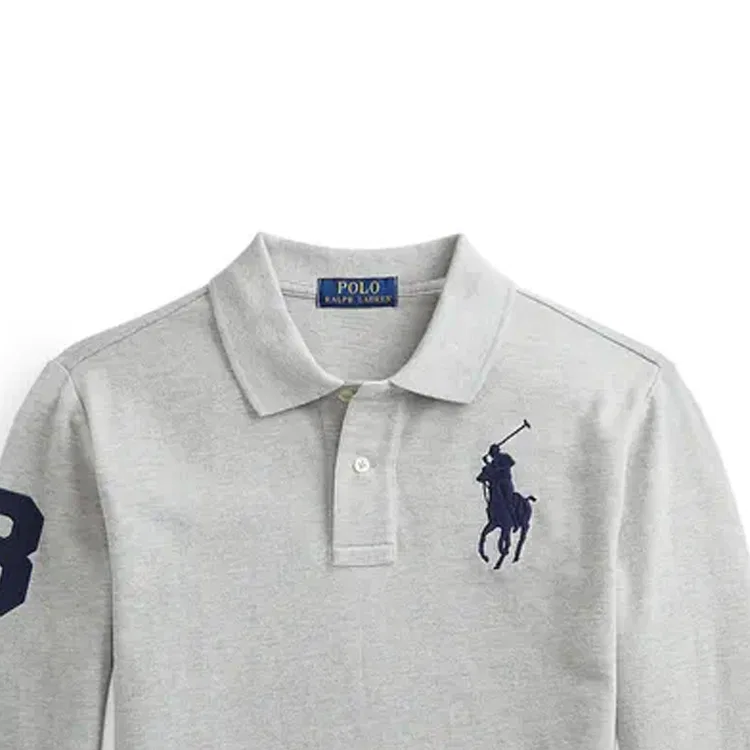 Футболка Gray Kids' Polo Ralph Lauren — фото 4