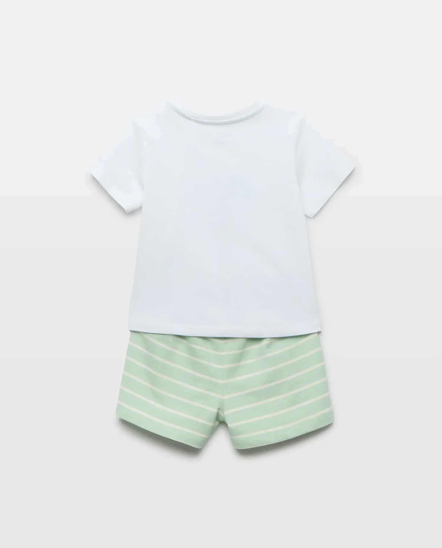 Комплект из 2 коротких детских вещей Baby El Corte Inglés, зеленый — фото 2
