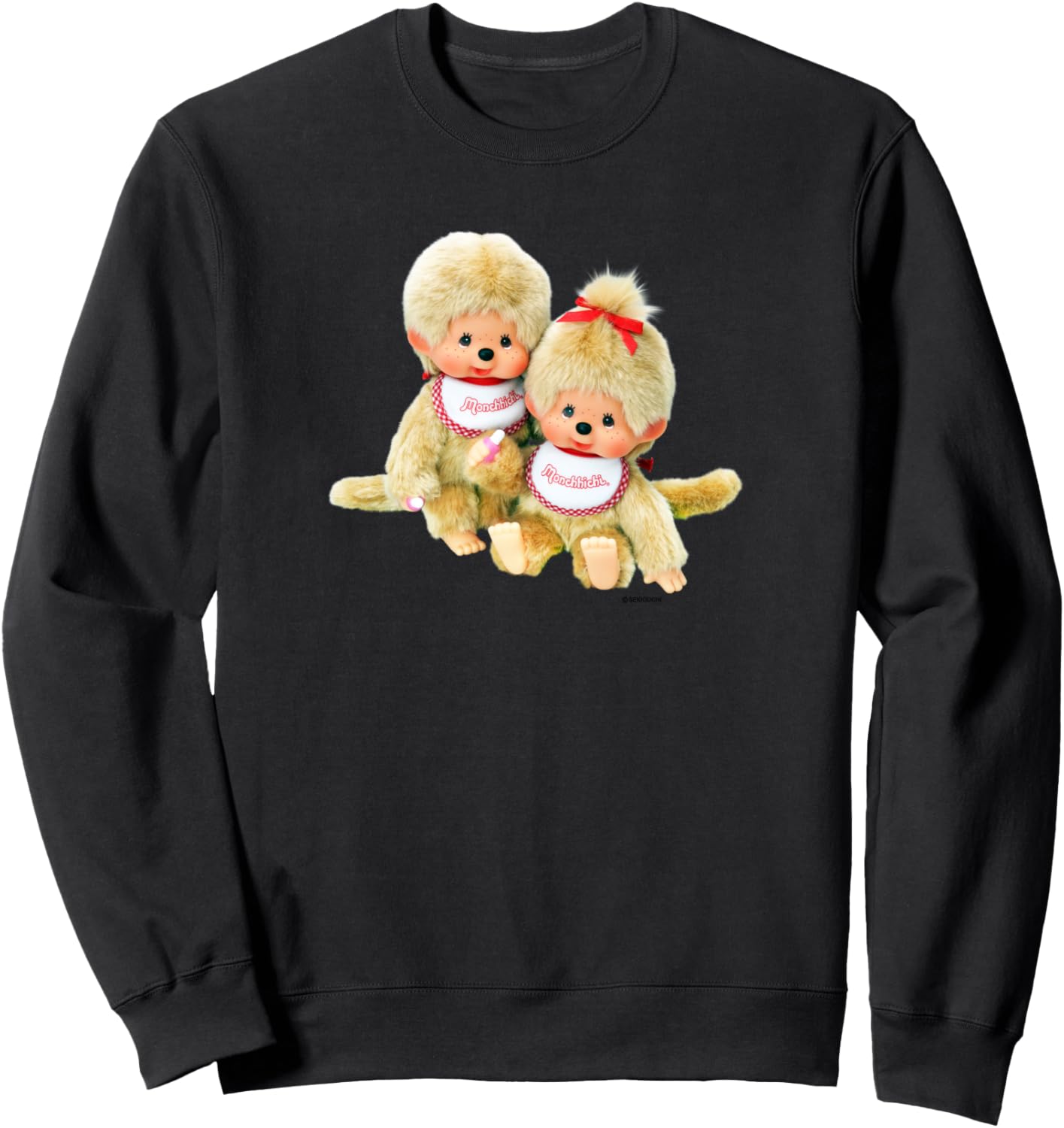 

Толстовка с графическим принтом Monchichi, черная Monchhichi, Черный, Толстовка с графическим принтом Monchichi, черная Monchhichi