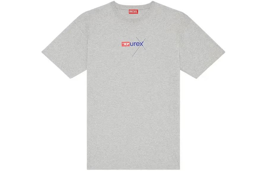 Футболка Durex SS23 мужская gray DIESEL, серый