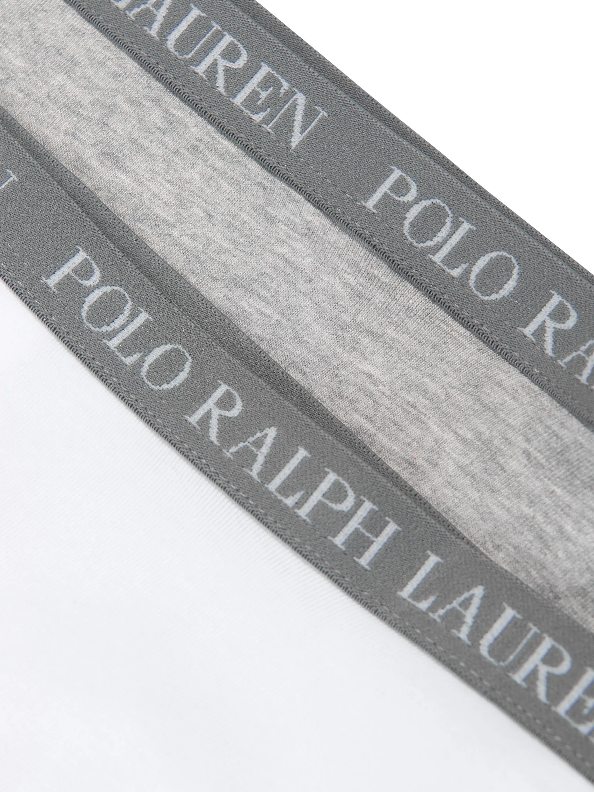 Комплект из двух боксеров с логотипом Polo Ralph Lauren Kids, серый — фото 4