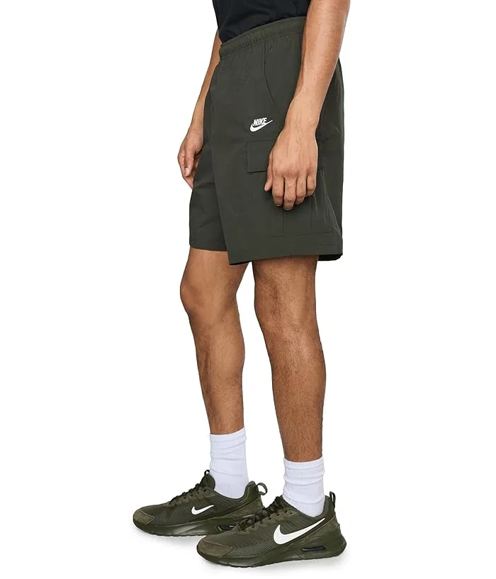 Шорты Sportswear Club Utility Nike, Sequoia/White — фото 3